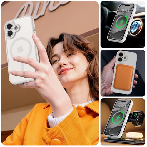 Image of MOCCA Magnetic Shockproof for iPhone 17 Case,Stone
