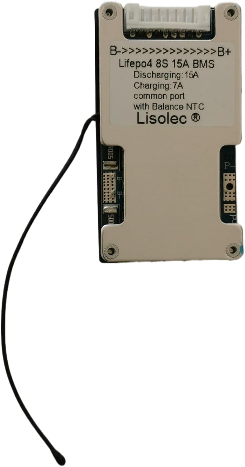BMS 8S 24V LiFePO4 100A 200A NTC Protection Board 15A~150A for 24V Lithium Iron Phosphate Battery Solar Storage Off-grid System(200A Common Port NTC)