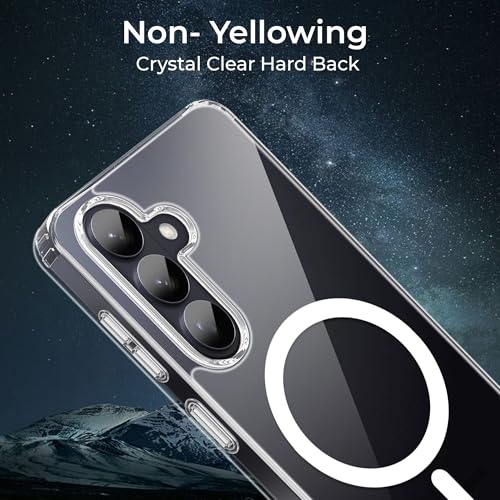 Image of A rtistque Clear Back Cover Case for Samsung Galaxy S26 Plus 5G | Compatible with Mag-Safe | Premium Cover | Shockproof Bumper | Protective Design | Samsung Galaxy S26 Plus Back Cover - Transparent