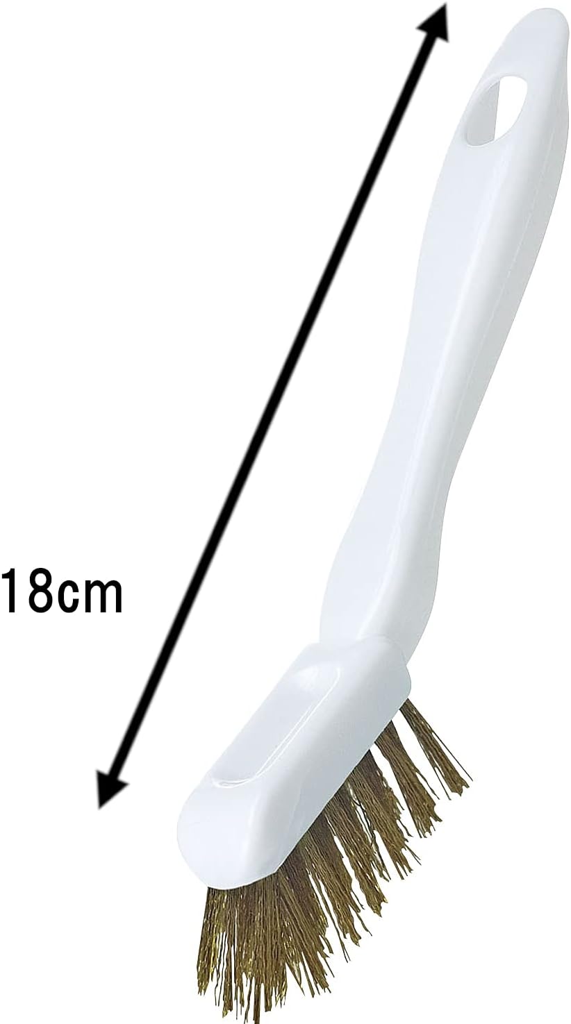 KB-639 Kitchen Brush, White, Width 0.7 x Depth 1.3 x Height 6.1 inches (1.8 x 3.3 x 15.5 cm), Kitchen Clean Pro, Stubborn Stains, Scrap, Scissors, Washable, Spatula, Made in Japan