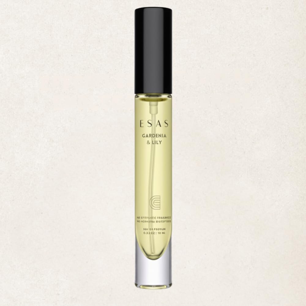 Esas NYC Gardenia & Lily– Organic Perfume Mist, MADESAFE® – CLEAN | WARM | FLORAL - 0.33 oz Fragrance EDP