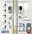 Veise VE07-H Fingerprint Smart Locks for Front Door with Handle Set, App Control, Keyless Entry Keypad Deadbolt, Digital Electronic Touchscreen, Easy Install, Auto Lock, Satin Nickel