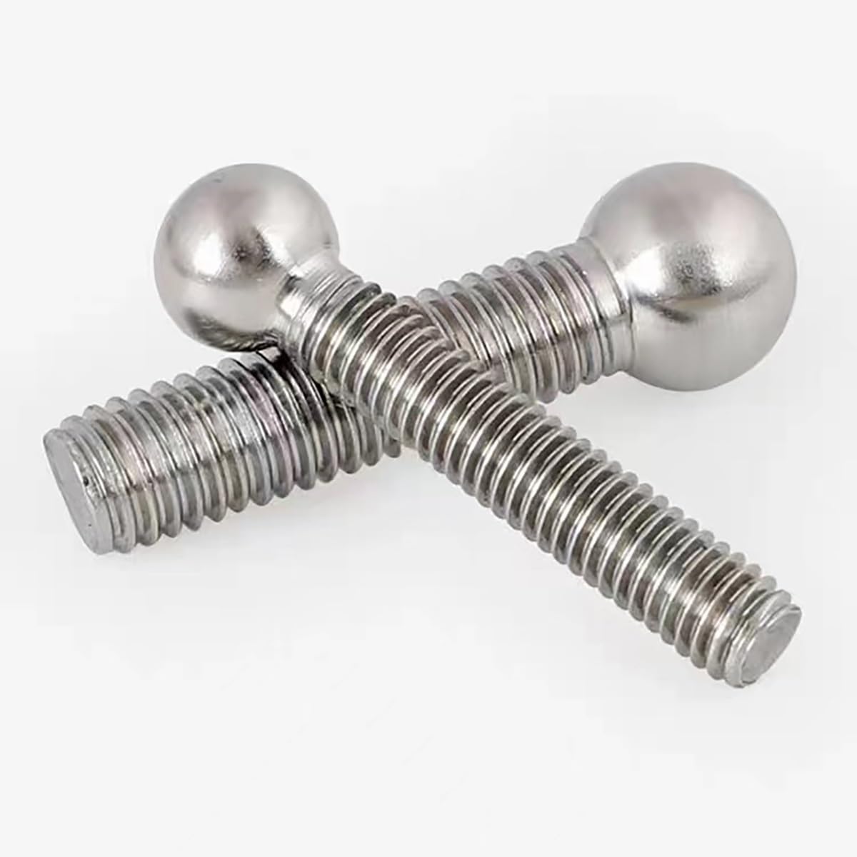 304 Stainless Steel Ball Screw Joint Universal Rotating Bracket Bolt M3 M4 M5 M6 M8 M10 M12 M16(5pcs M6X45X10)