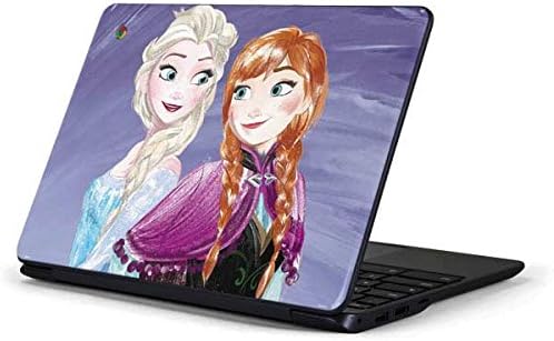 Skinit Decal Laptop Skin Compatible with Samsung Chromebook 3 11.6in 500c13-k01 - Officially Licensed Disney Elsa and Anna Sisters Design