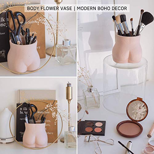 image for BASE ROOTS Body Vase Female Form, Butt Vase Bottom Body Shaped Sculptu