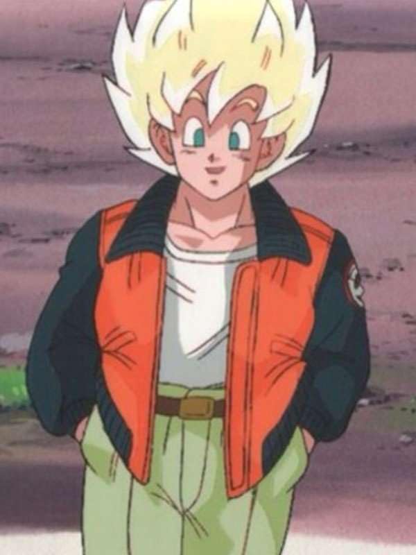 ELK ATTIRE Dragon Bomber Z Kakarot Bomber Jacket, Orange and Black, Leather Cosplay Costume, Zip Front3