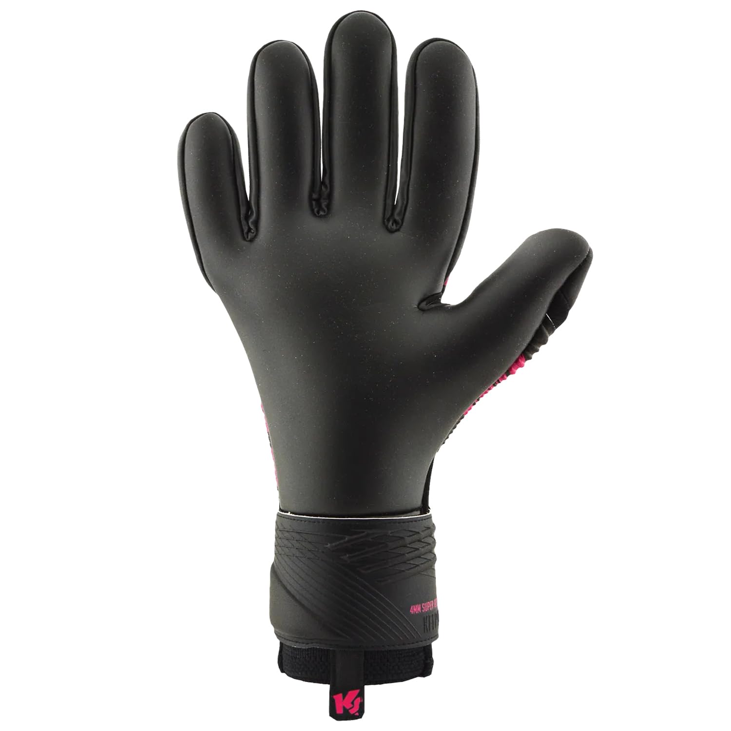 KEEPERsport Varan8 Pro NC Resist - Guanti da portiere senza protezione per le dita, 4 mm, Super Resist Claw, con linguetta, diverse misure