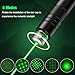 Green Laser Pointer High Power, Long Range Laser Pointer Rechargeable Lazer Pen for Hiking/Outdoor Hunting, Astronomy,Construction and Presentation with Star Cap&USB Charge