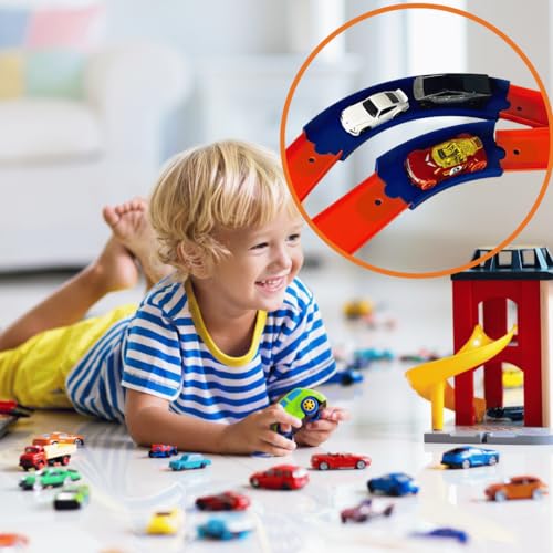 Image of 90 Degree Curved Tracks Compatible with Hot Wheels Racetracks | Create Epic Race Tracks | 90 Degree Turns Multipacks | Made in USA (90 Degree, 5-Pack)