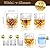 MATUFF Whiskey Rocks Glass, Mixed Set of 6 (3 Styles Crystal Bourbon Glasses, 6 Round Big Ice Ball Molds) 10 Oz Old Fashioned Glasses for Scotch Cocktail Rum Cognac Vodka Liquor, Unique Gifts for Men