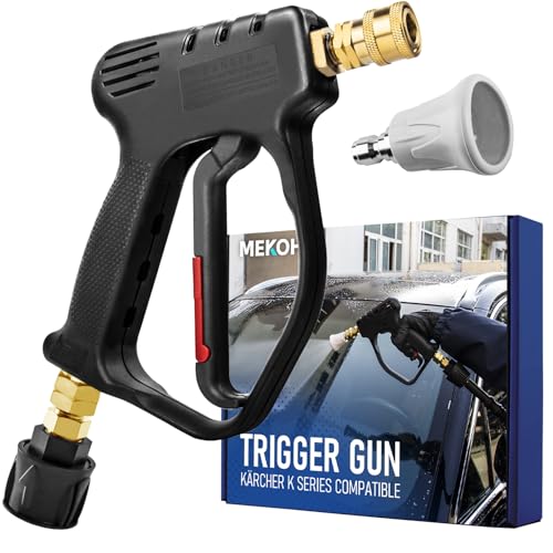 MEKOH Stubby Pressure Washer Gun for Karcher K Series (K2 K3 K4 K5 K7)