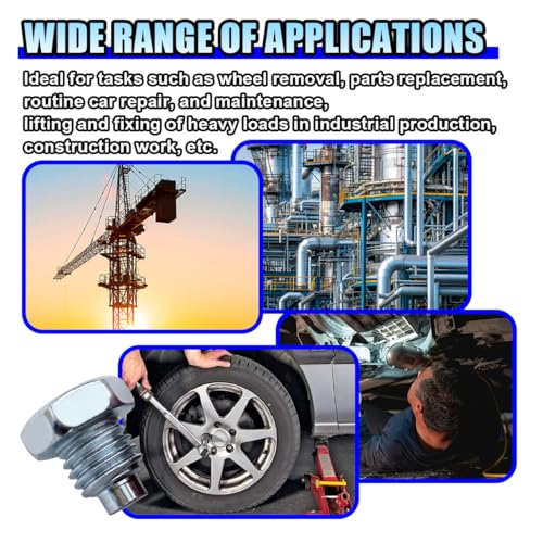 Image of Car Floor Jack Handle Bolts, 3 Ton 4 Ton Horizontal Floor Jacks Pressure Rod Fixed Screw Replacement for Hydraulic Top Handle, Horizontal Car Floor Jacks Tiny Spare Parts (4PCS)