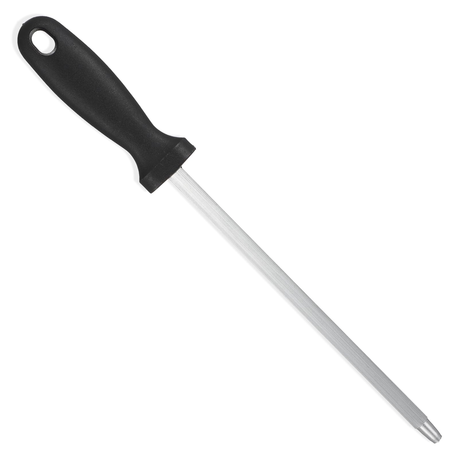 Fusil à aiguiser, fusil à aiguiser professionnel pour l'affûtage des couteaux, tige d'affûtage en acier au carbone pour l'entretien quotidien des couteaux de cuisine