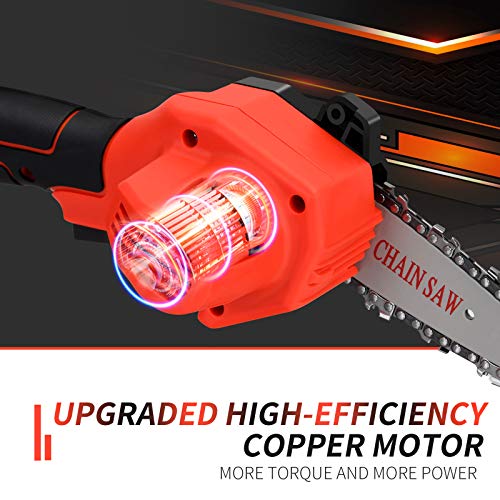 Mini Cordless Chainsaw Kit, Upgraded 4