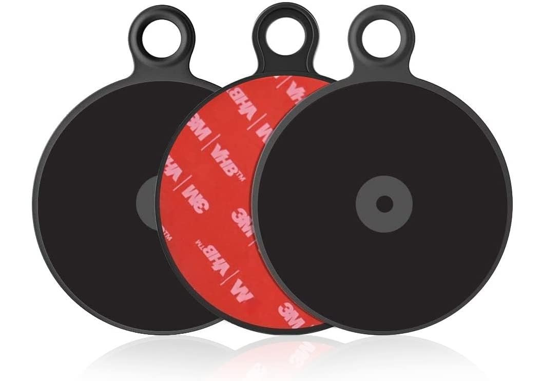APPS2Car Universal Mounting Disk with 3 m Adhesive for Dashboard Suction Cup Car Mount Phone GPS Holder Plastic Pad Non-Slip Mat 2.76Inches in Diameter, Pack of 3 Pcs-image-38