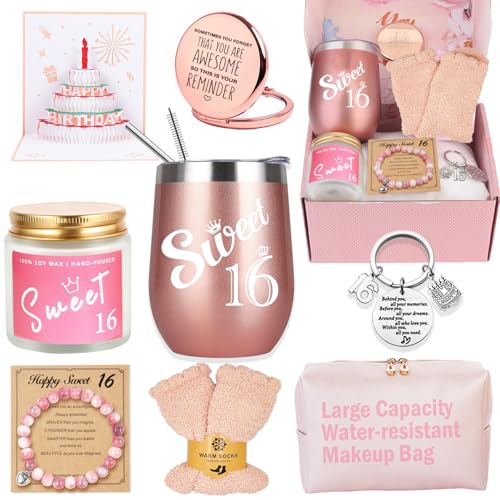 21st Birthday Gifts For Her - Happy 21 Year Old Gift Box for Women, Best Friends, Female Daughter, Sister, Girlfriend, Coworker, Bestie - Unique Basket