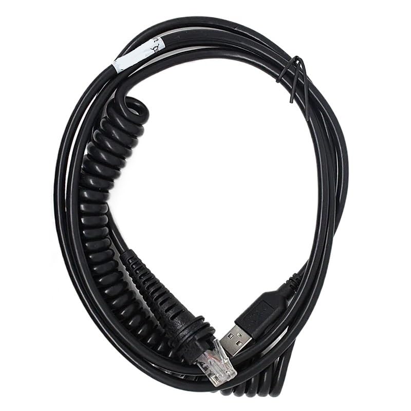 Narzędzia 3 szt./5 szt. nowy zwijany kabel USB do transmisji danych 3M kompatybilny z Honeywell 1200g 1202g 1250g 1300g 1450g 1900h 1902 czytnik skanerów kodów kreskowych (5 szt.)