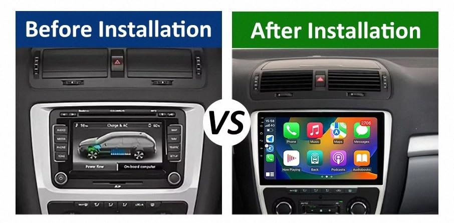 Radio Coche GPS para VW Tiguan: Actualiza tu Consola Antigua con 2G+32G de Fluidez 2