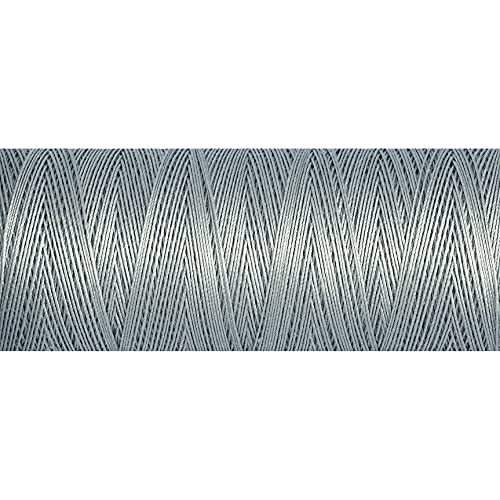 Gutermann 100m Hilo de Algodón Natural Gris Metalizado miniatura 1