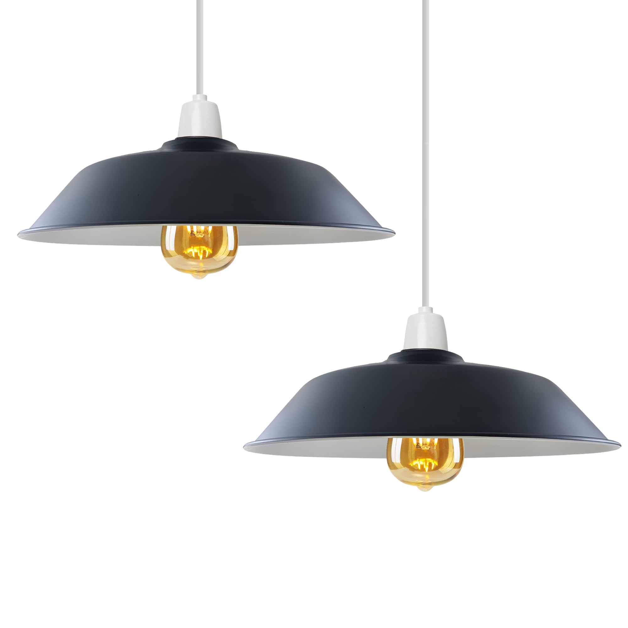 LEDSone Industrial Style Metal 36cm Pendant Lampshade