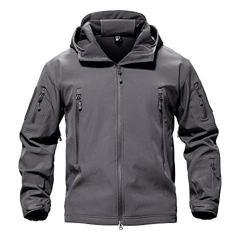 MAGCOMSEN Softshell Jackets Men Hooded Outdoor Windproof Spring Hiking Jacket Men Traveling Camping Raincoat Cover
