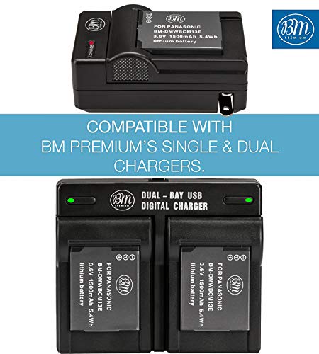 Bm Premium DMWBCM13EK2 2 Pack Of Dmw-Bcm13E Batteries For Panasonic Lumix Dc-Ts7, Dmc-Ft5A, Lz40, Ts5, Ts6, Tz37, Tz40, Tz41, Tz55, Tz60, Dmc-Zs27, Dmc-Zs30, Dmc-Zs35, Dmc-Zs40, Dmc-Zs45, Dmc-Zs50 Digital Cameras thumb #2