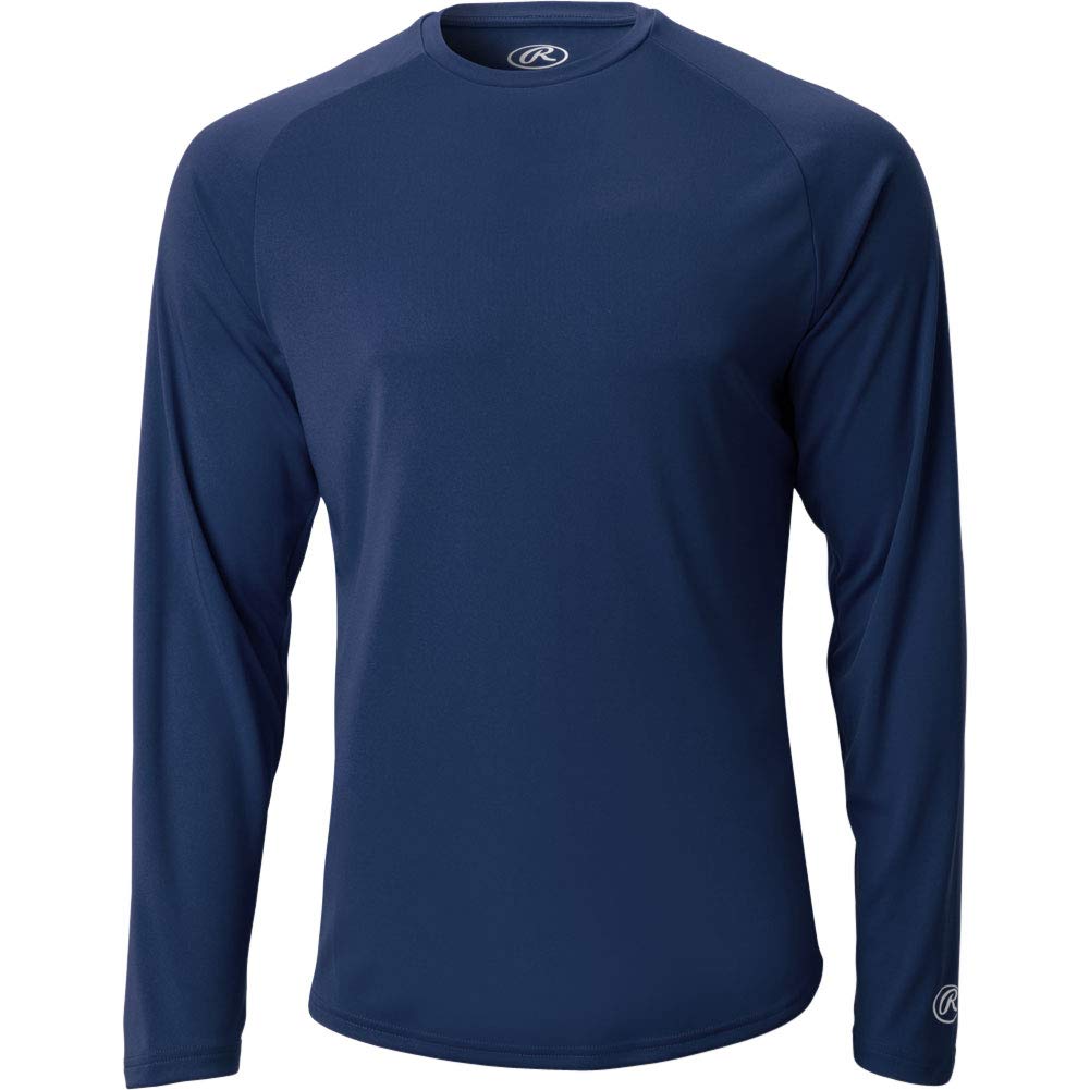 Chemise Manches Longues Rawlings – Homme Taille M, Noire, Athletic Fit (occasion)