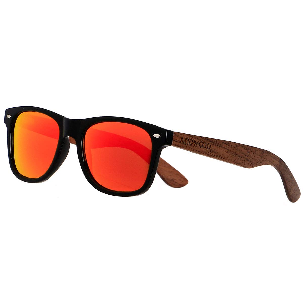 Sunglasses Polarized for Men Women Wooden Bamboo Frame Mirrored Sun Glasses Polarized Tribal Design Zebra Wood Sunglasses. Mens  main image 3