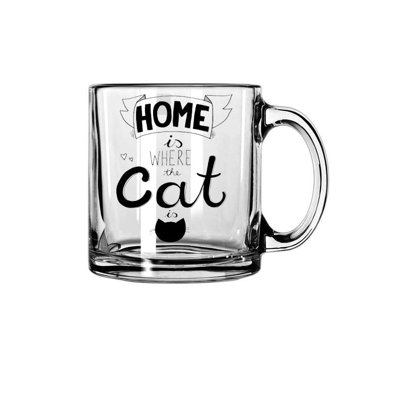 V Kraft " Present Unique CAT Lover Quote Printed Transparent Mug That is Unique Gift for Birthday, Gifting, and Any Other Special Day| Coffee Mug & Tea Cup | Pack of 1, 330ml (CT 10) (B0BFXJMGDP) Amazon Price History, Amazon Price Tracker