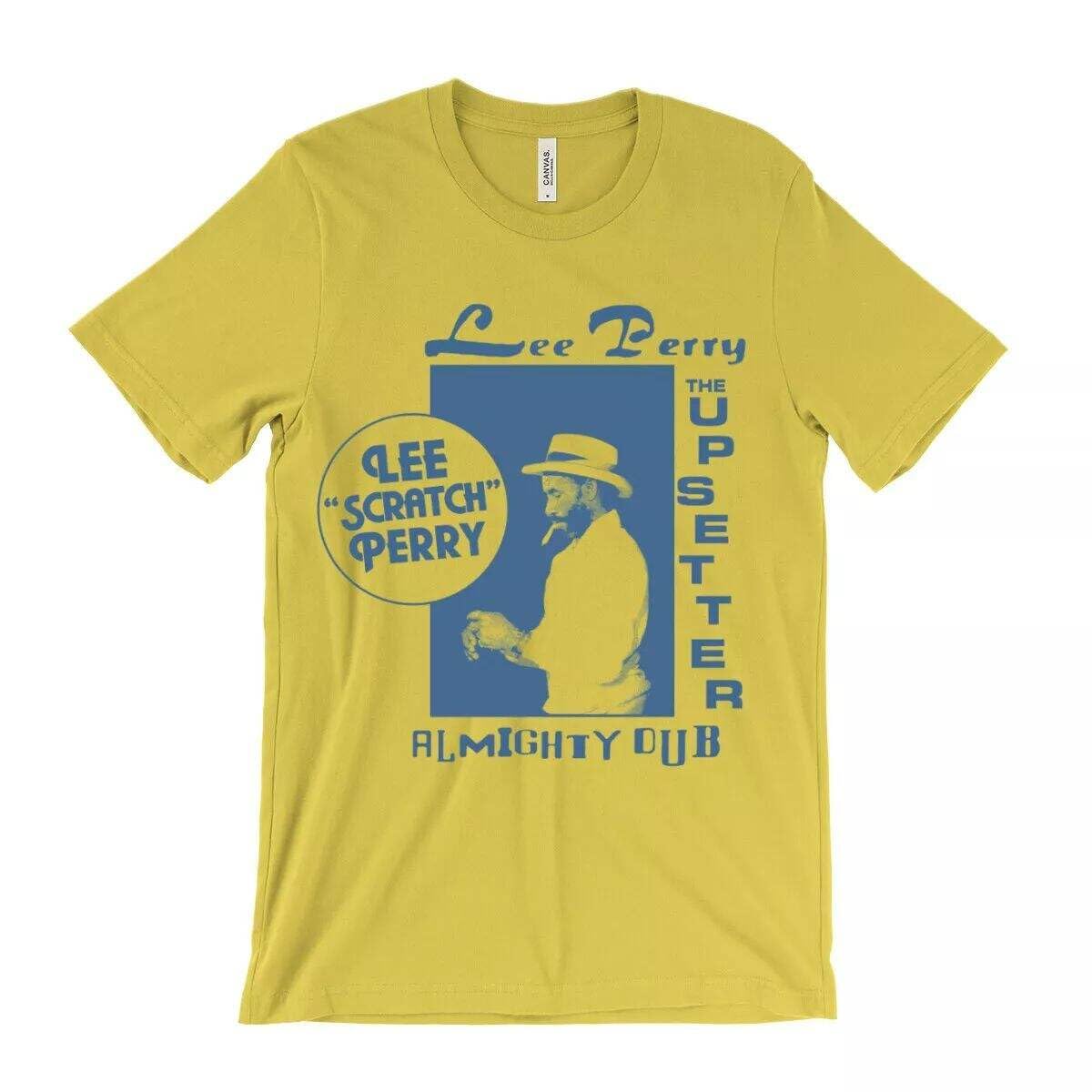Lee Scratch Perry T-Shirt - Reggae Dub Roots - The Upsetter - Almighty Dub Yellow XL