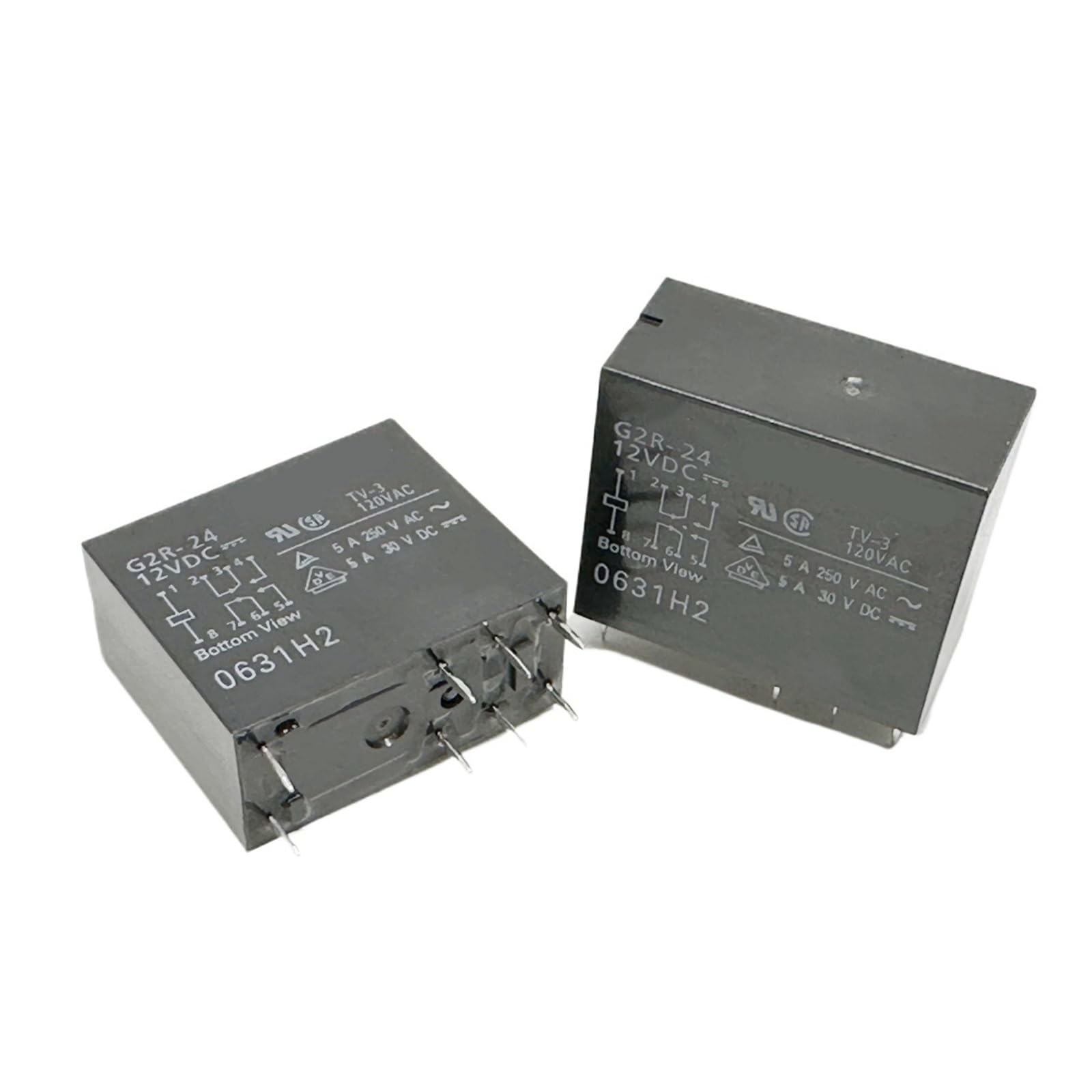 Yzwrwrmktb One Color 1Pc G2r-24 12Vdc Relay 8Pins