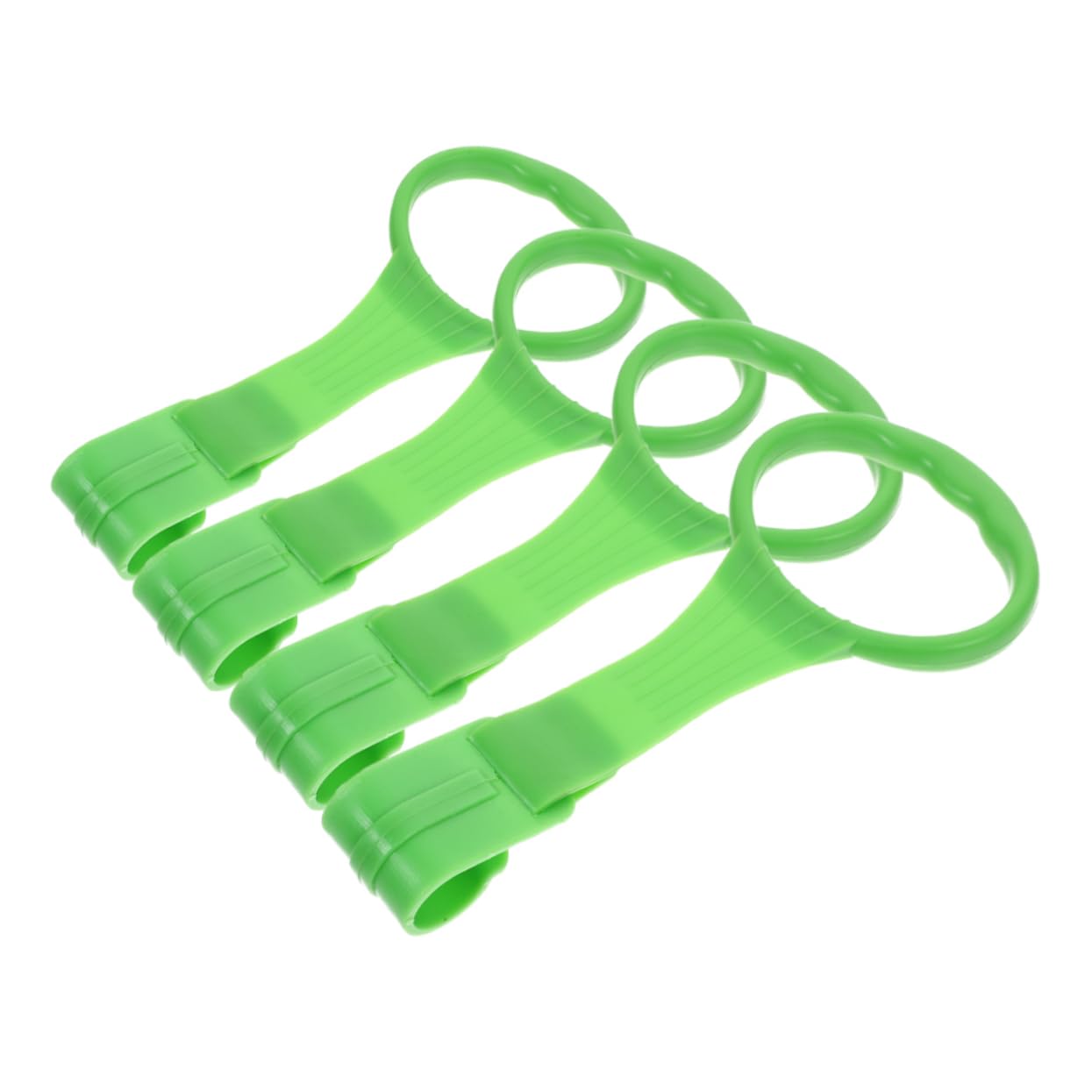 ibasenice Enhance Baby's Walking Skills 2 Pairs Pull up Rings Walking Tools Crib Mobile Arm Playpen Accessories Silicone Pull up Bar