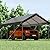 Shintenchi 10x20ft Heavy Duty Carport with UV Resistant Canopy, Powder-Coated Steel Frame, Easy to Assemble Portable Garage, Stable Carport for Car, Bike, Camp, Outdoor Storage (Grey)