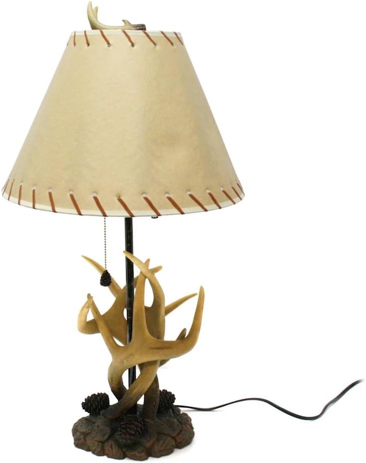 Deleon Collections 10794 - 1 Light 28" Antler Table Lamp