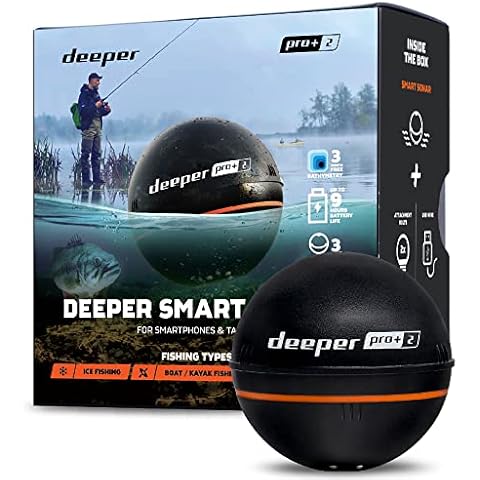 Deeper PRO+ 2 Portable Fish Finder with GPS Cover
