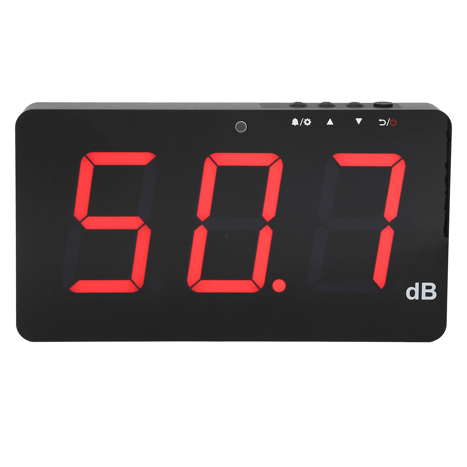 CHICIRIS Decibel Messgerät Hohe Genauigkeit Wandmontagelte Leser für Home School Office Factory ABS