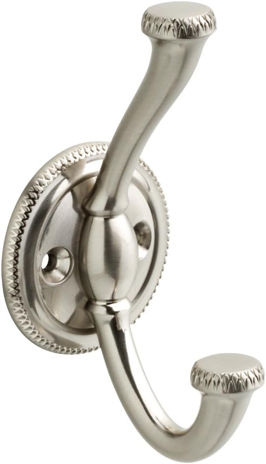 Franklin Brass FBNOLH-SN-C Nolan Wall Coat and Hat Hook, Single, Satin Nickel