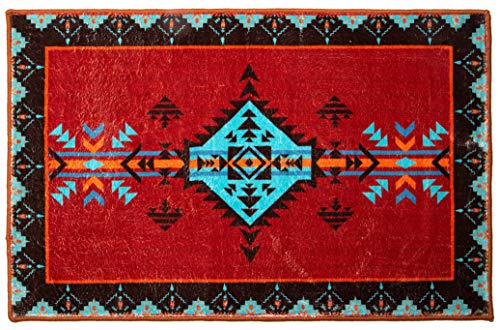 Tapete rojo Southwestern 61x91 cm