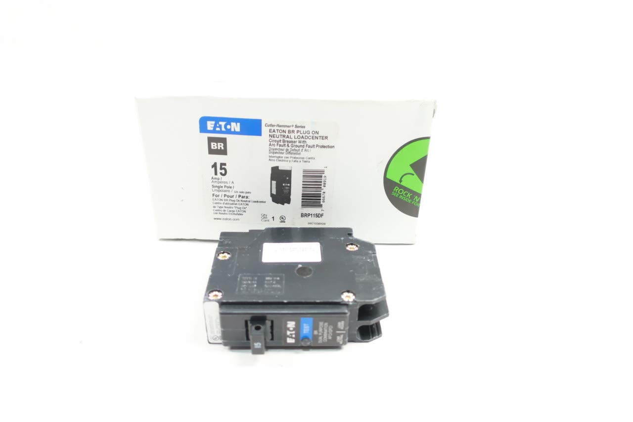 CUTLER HAMMER BRP115DF 1P 15A AMP 120V-AC Miniature Circuit Breaker