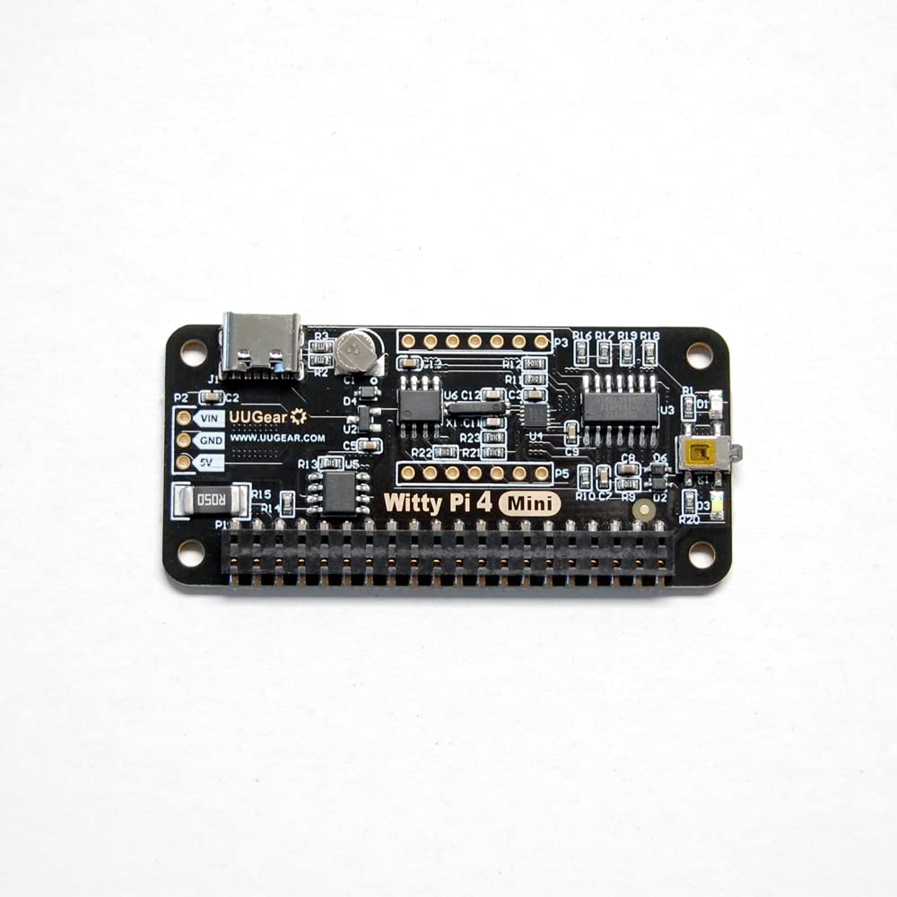 Witty Pi 4 Mini : horloge en temps réel et gestion de l'alimentation pour Raspberry Pi