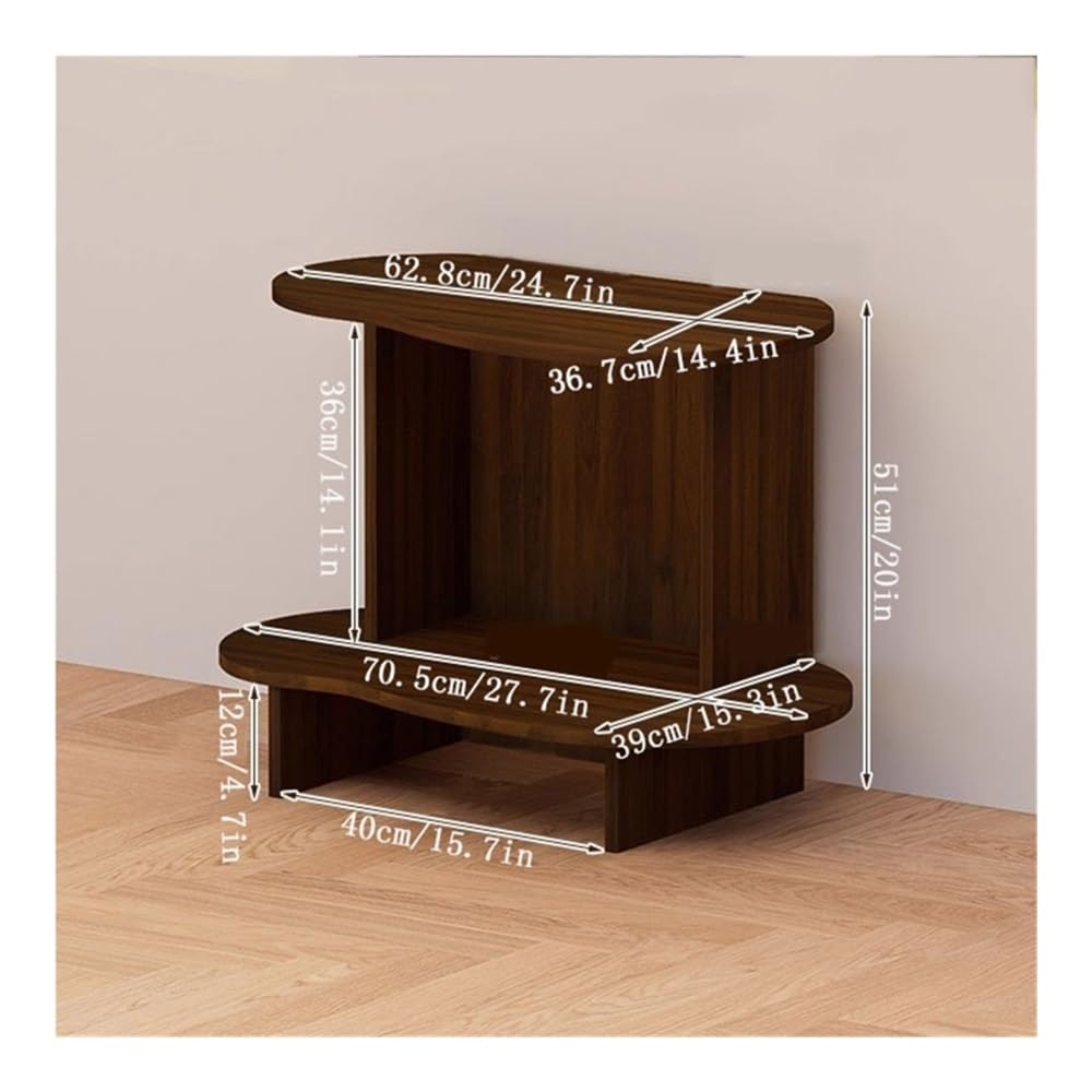 Rekordzista, Podłogowy drewniany stojak na płyty winylowe Domowy wielofunkcyjny do przechowywania gramofonu
