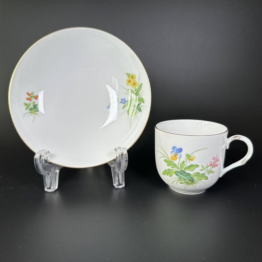 Amazon | マイセン 草原に咲く花 コーヒーカップ&ソーサー1客1級  