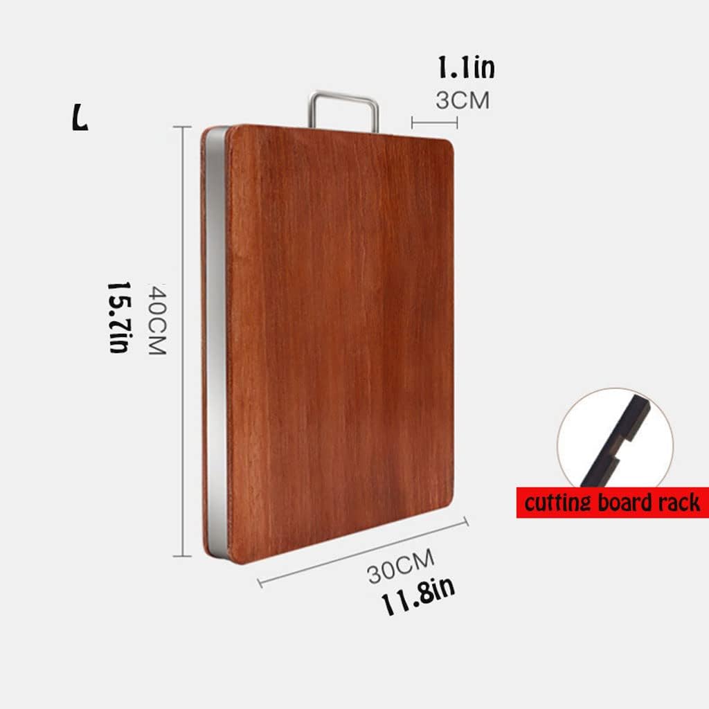 Wooden Cutting Board for Kitchen Double-Sided Chopping Board with Handles Professional Cutting Board for Meat Vegetable