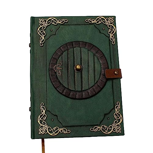 Caderno Feito &agrave; M&atilde;o Grim&oacute;rio Senhor dos An&eacute;is LOTR - Hobbit House A5 200 Folhas