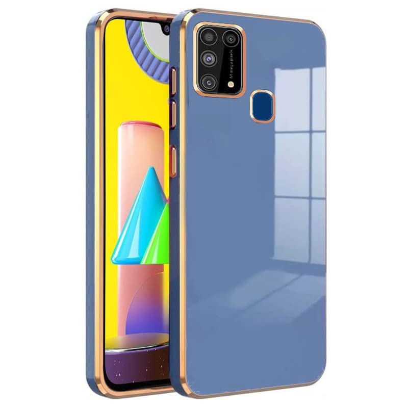 Apurb Store for Samsung M31 / F41 / M31 Prime Luxury Square Plating Case Solid Color Soft Silicone Back Cover for Samsung M31 / F41 / M31 Prime (Blue) (B0BTPXRDXB) Amazon Price History, Amazon Price Tracker