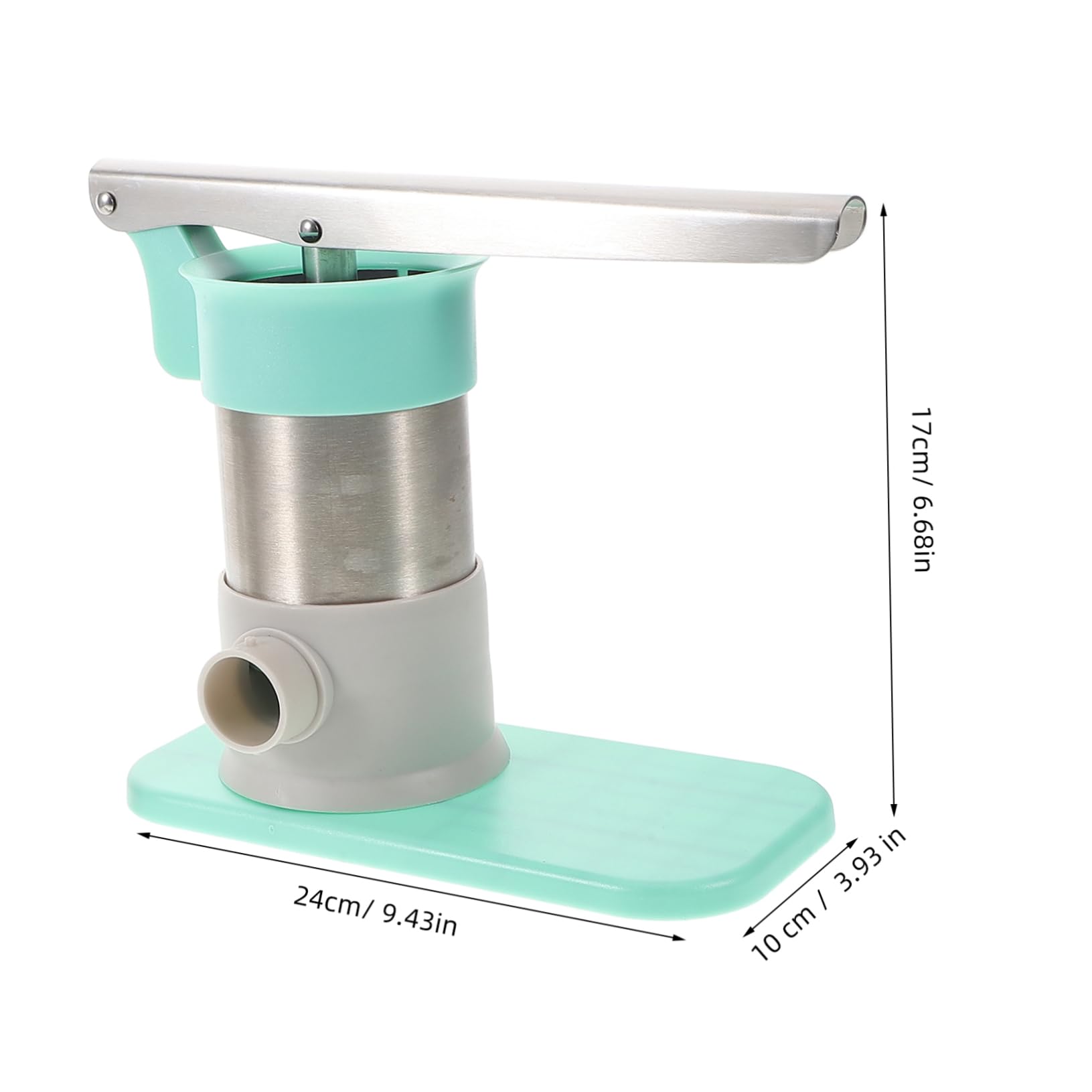 GRIRIW Homemade Sausage Machine Handheld Sausage Stuffer with Filling Tubes for Kitchen