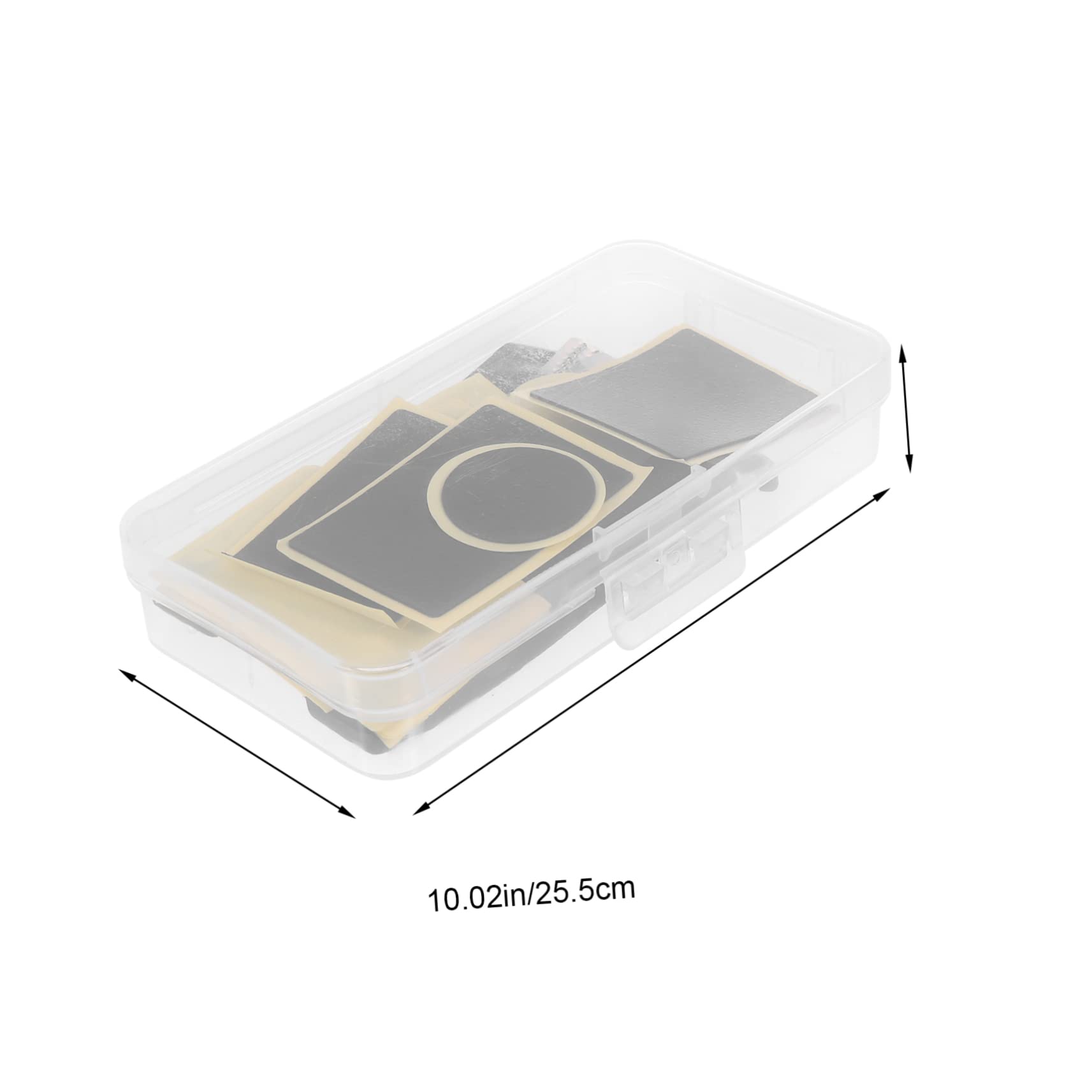 TOYANDONA 1Set Bike Tire Repair Kit for Quick Inner Tube Fixing Self Adhesive Patches Lightweight and Portable for Bicycles Motorcycles Atvs and More