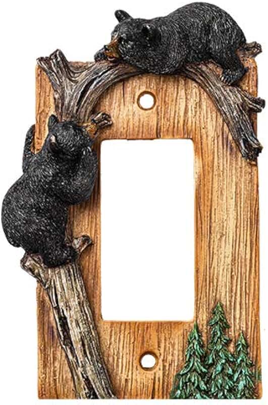 bear light switch cover plate