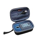 XANAD Funda de Viaje rígida para JBL GO 3 Small Bluetooth Box Funda Protectora portátil Azul