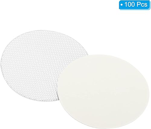 Miniatura 35 de PATIKIL Revestimiento de tapa de papel de aluminio de 0.94 pulgadas, 100 revestimientos de sellado térmico resistentes a inducción de manipulaciones